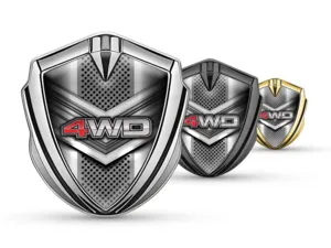 Emblem Car Badge Minimal Design Universal Fit